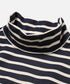 MR.OLIVE / GIZA COTTON BORDER / BOTTLE NECK SHIRT